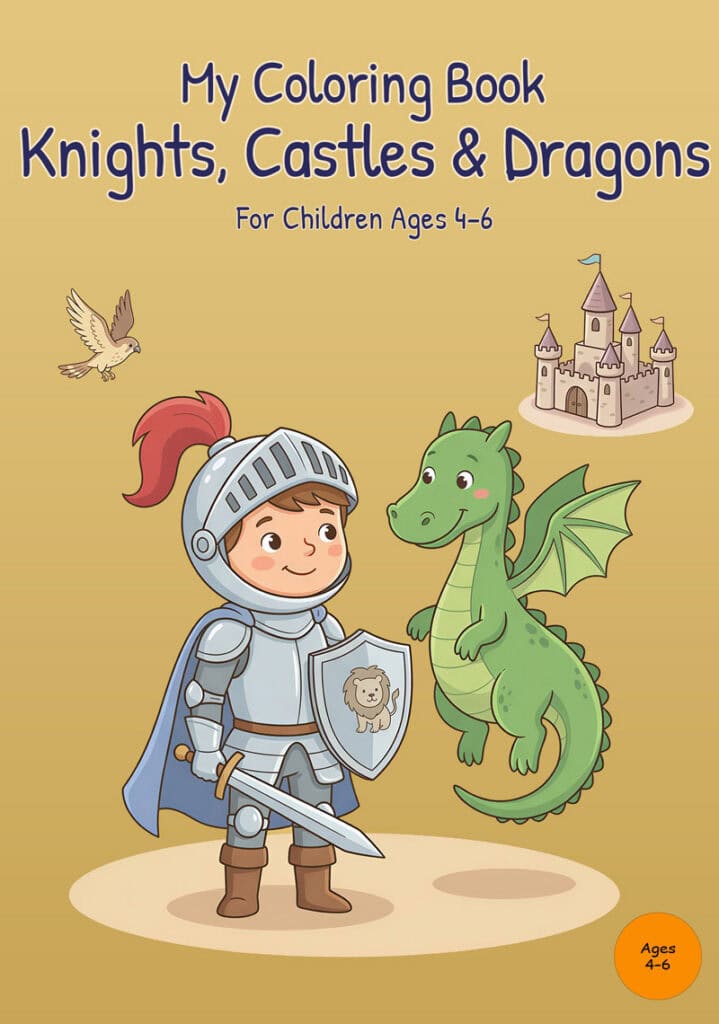 my-coloring-book-knights-castles-dragons-front-cover my-coloring-book-knights-castles-dragons-front-cover